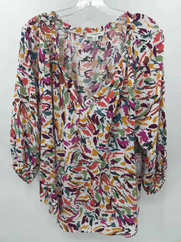 Pre-Owned Beachlunchlounge White Size Small Blouse Office-Ready Blouse