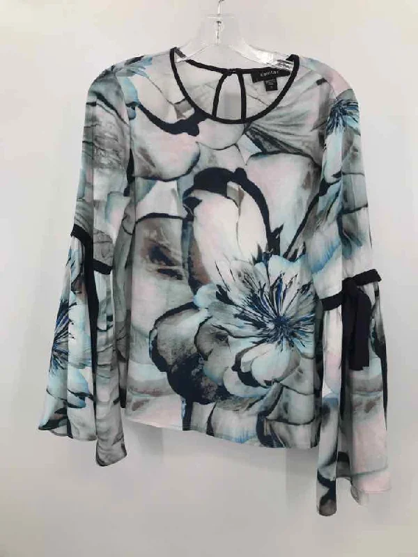 Pre-Owned Karen Kane Blue Size Small Blouse Chic Sleeveless Blouse