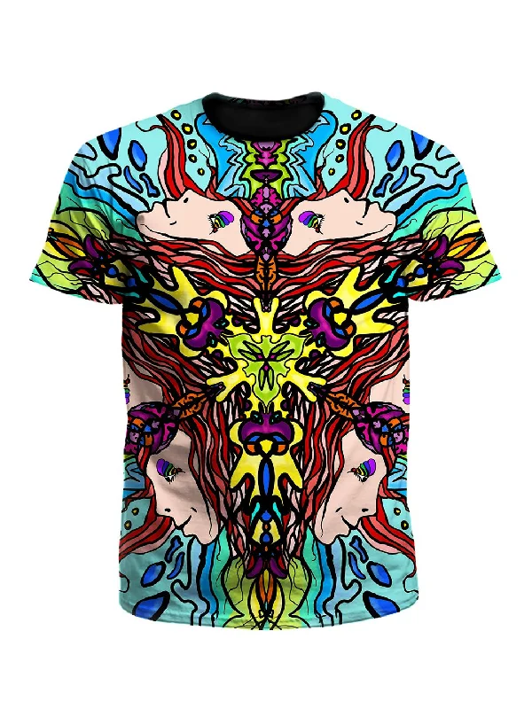 Reincarnated Dream Visionary Art Unisex T-Shirt-- Ribbed T-Shirt High Neck Heavyweight Reincarnated Dream Visionary Art Unisex T-Shirt-- Ribbed T-Shirt High Neck Heavyweight