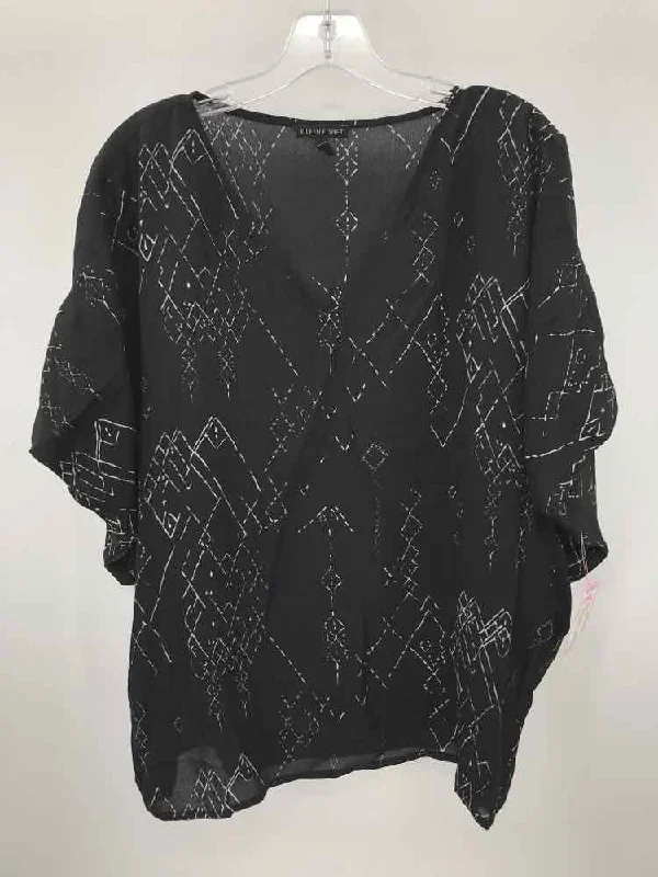 Pre-Owned Eileen Fisher Black Size Small Blouse Backless Summer Blouse