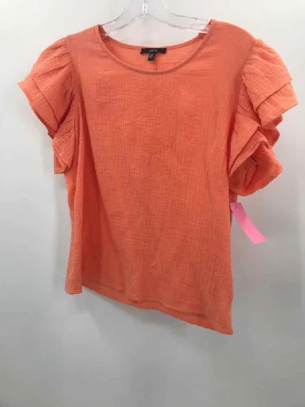 Pre-Owned Drew Orange Size XS Blouse Double-Layered Blouse
