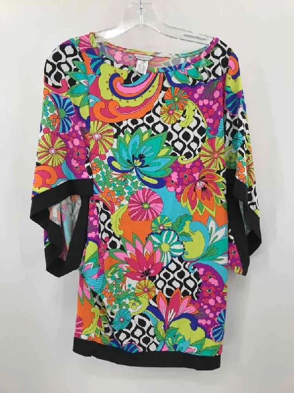 Pre-Owned Trina Turk Blue Size XS Blouse Boho Chic Blouse