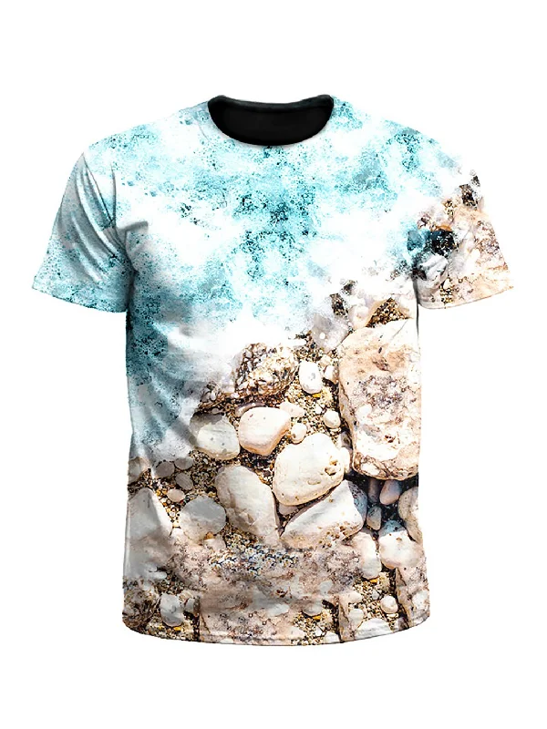 Shoreline Island Beach Bum Unisex T-Shirt -- Basic T-Shirt Crew Neck Short Sleeve