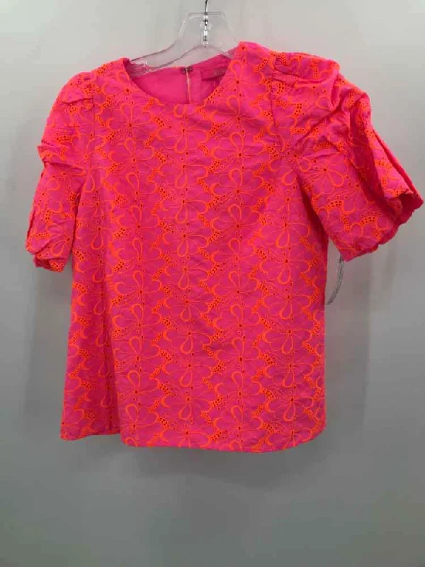 Pre-Owned Lilly Pulitzer Pink Size XS Blouse Casual Relaxed Fit Blouse