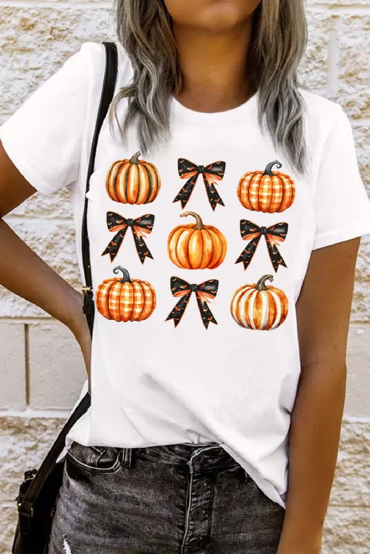 Hazel Blues® | Pumpkin Round Neck Short Sleeve T-Shirt-- Thin T-Shirt Open Front Quick Dry Hazel Blues® | Pumpkin Round Neck Short Sleeve T-Shirt-- Thin T-Shirt Open Front Quick Dry