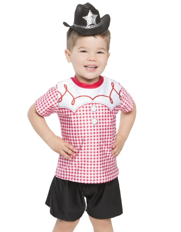 Barnyard Ballet Cowgirl T-Shirt-- Notch Collar Peter Pan Collar Cowl Neck