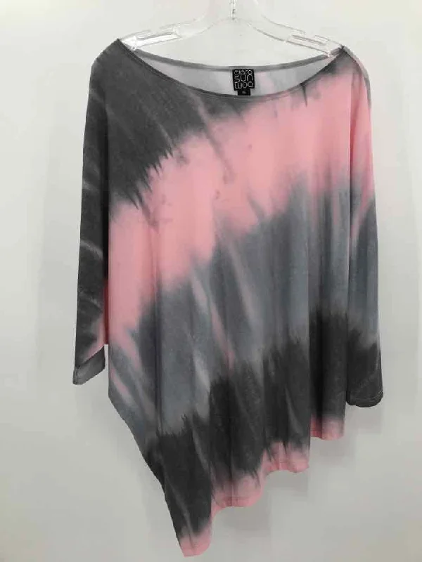 Pre-Owned Clara Sun Woo Grey Size XL Blouse Boho Chic Blouse