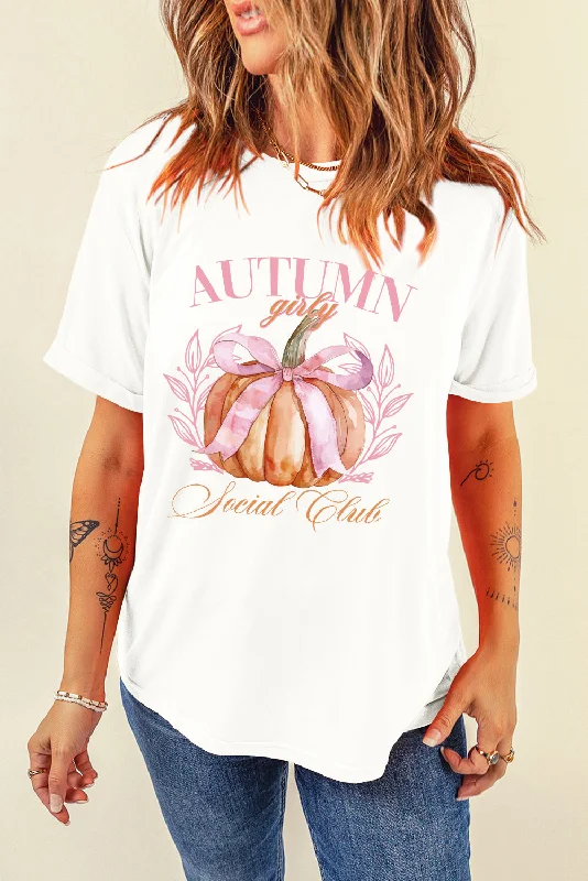 Hazel Blues® | Pumpkin Graphic Round Neck Short Sleeve T-Shirt-- Lace Blend Ribbed Blend Corduroy Blend Hazel Blues® | Pumpkin Graphic Round Neck Short Sleeve T-Shirt-- Lace Blend Ribbed Blend Corduroy Blend