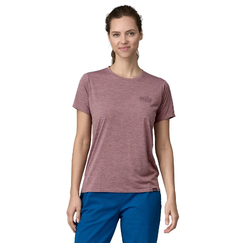Cap Cool Daily Graphic Shirt - Womens-- Chenille Brocade Lace