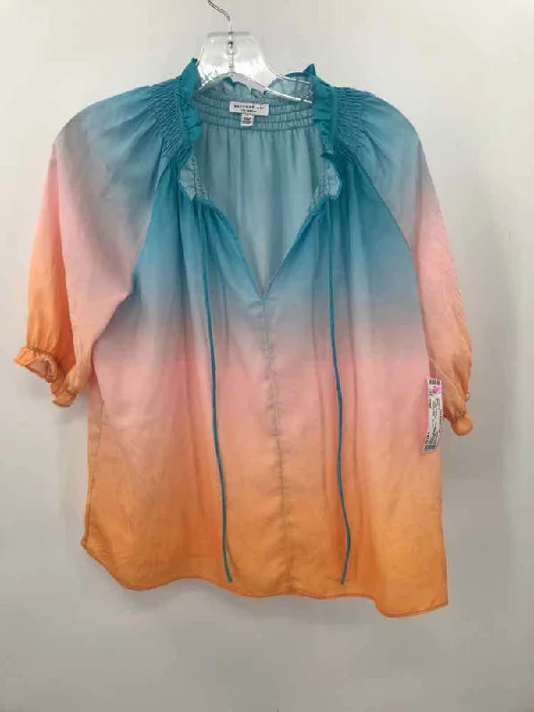 Pre-Owned Current Air Orange Size Small Blouse Loose Fit Blouse