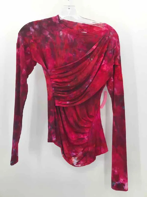 Pre-Owned Heyne Bogut Pink Size 2 Blouse Embroidered Cotton Blouse