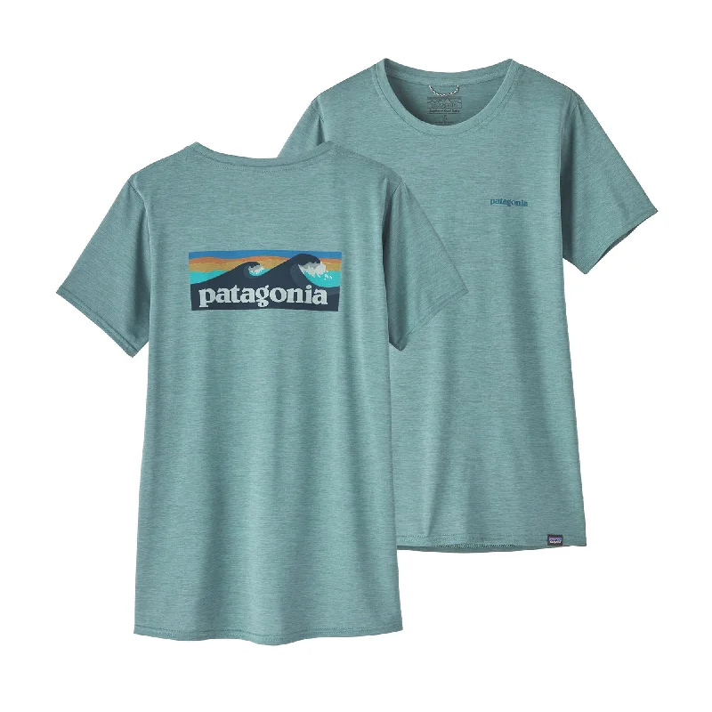 Cap Cool Daily Graphic Shirt - Waters - Womens-- Fleece Nylon Spandex