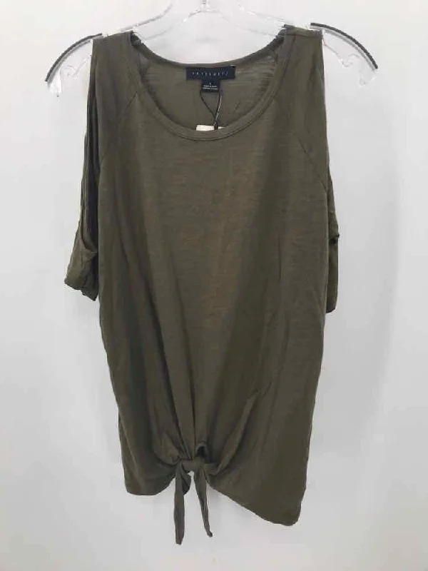 Pre-Owned Sanctuary Green Size Large Blouse Lightweight Tunic Blouse