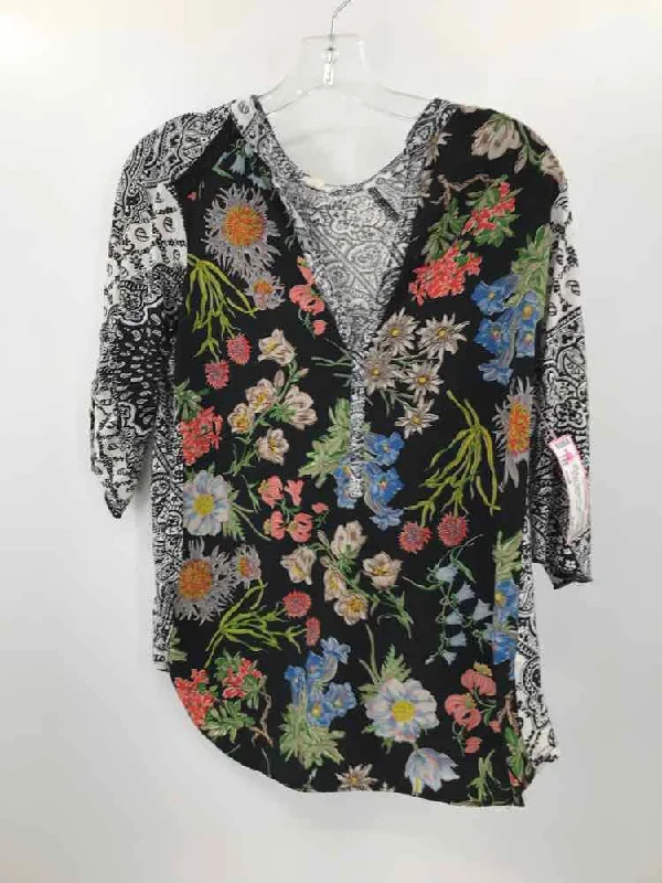 Pre-Owned Tiny Black Size Small Blouse Business Casual Blouse