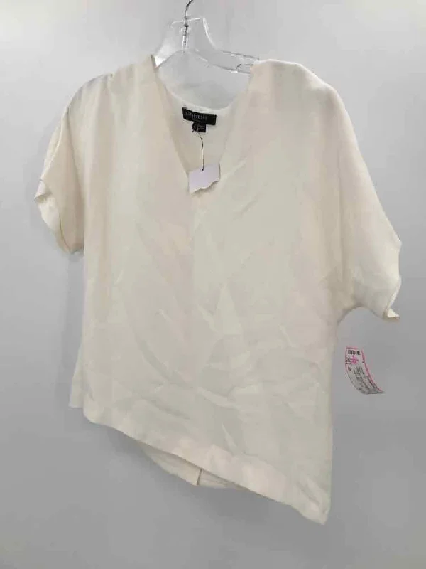 Pre-Owned Lafayette 148 Ivory Size 40 Blouse Double Button Blouse