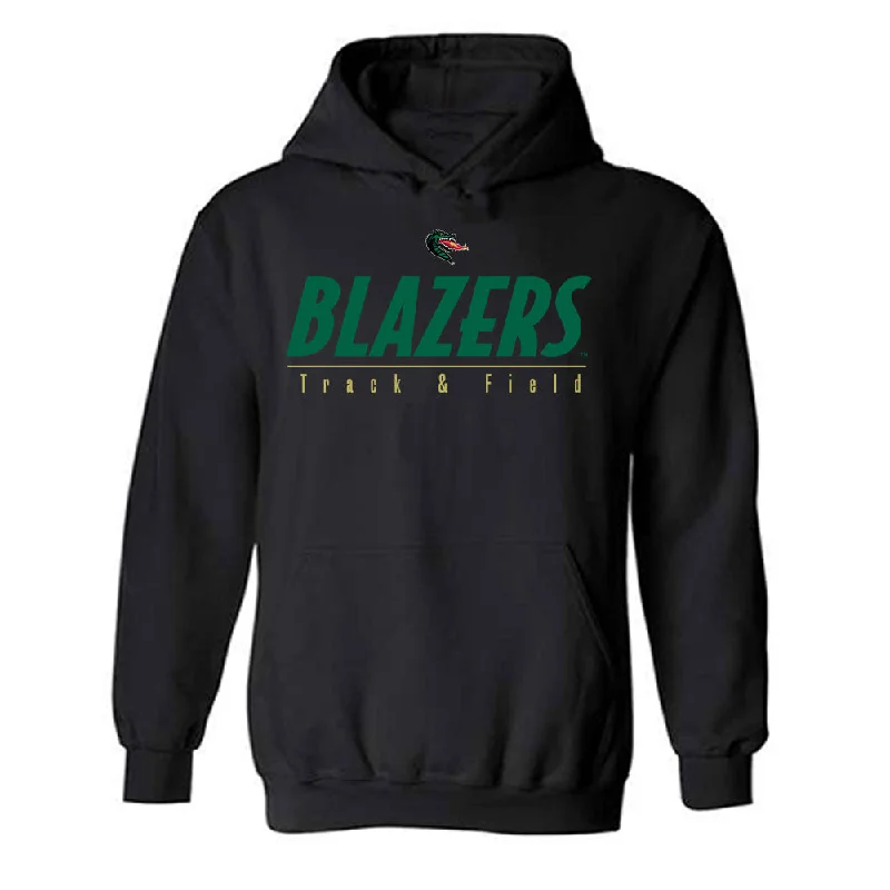 UAB - NCAA Women's Track & Field : Juliana Patton - Hooded Sweatshirt Hoodie with Elastic Waist Stretchable Comfortable UAB - NCAA Women's Track & Field : Juliana Patton - Hooded Sweatshirt Hoodie with Elastic Waist Stretchable Comfortable