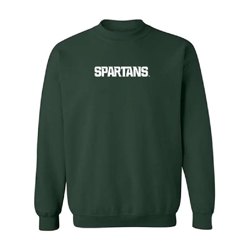 Michigan State - NCAA Women's Track & Field : Maley Roberts - Generic Shersey Crewneck Sweatshirt Hoodie with Lace Feminine Delicate Michigan State - NCAA Women's Track & Field : Maley Roberts - Generic Shersey Crewneck Sweatshirt Hoodie with Lace Feminine Delicate