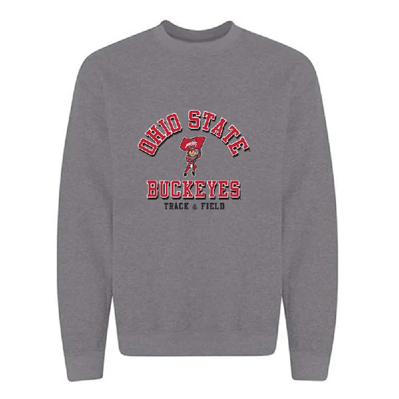 Ohio State - NCAA Women's Track & Field : Adylin Armstrong - Classic Shersey Crewneck Sweatshirt Hoodie with Mesh Breathable Sporty Ohio State - NCAA Women's Track & Field : Adylin Armstrong - Classic Shersey Crewneck Sweatshirt Hoodie with Mesh Breathable Sporty