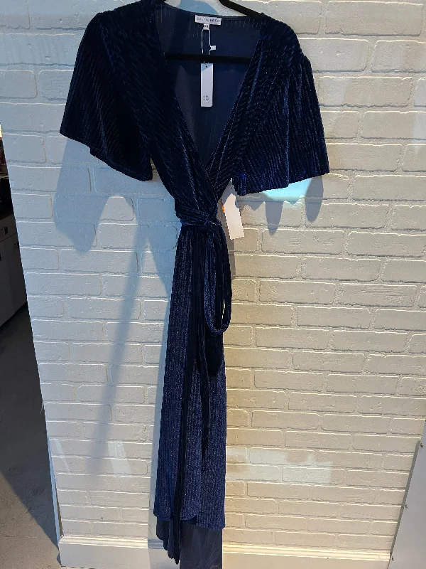 Dress Party Long By BALTIC BORN In Navy, Size: 3x Off-the-shoulder Chic Trendy