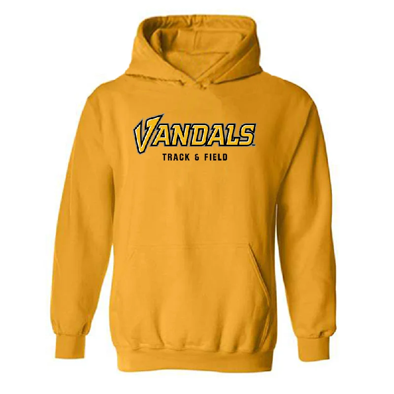 Idaho - NCAA Women's Track & Field : Beatriz Marciano - Hooded Sweatshirt Hoodie with Contrast Stitching Detailed Premium Idaho - NCAA Women's Track & Field : Beatriz Marciano - Hooded Sweatshirt Hoodie with Contrast Stitching Detailed Premium