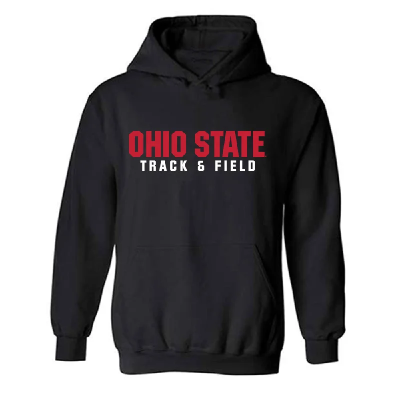 Ohio State - NCAA Women's Track & Field : Adylin Armstrong - Classic Shersey Hooded Sweatshirt Hoodie with Typography Text Message Ohio State - NCAA Women's Track & Field : Adylin Armstrong - Classic Shersey Hooded Sweatshirt Hoodie with Typography Text Message
