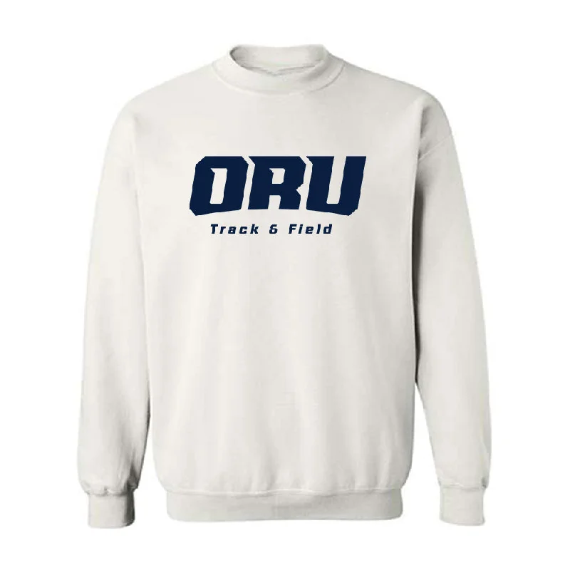Oral Roberts - NCAA Women's Track & Field : Kallista Frye - Classic Shersey Crewneck Sweatshirt Hoodie with Ribbed Cuffs Snug Fit Comfort Oral Roberts - NCAA Women's Track & Field : Kallista Frye - Classic Shersey Crewneck Sweatshirt Hoodie with Ribbed Cuffs Snug Fit Comfort