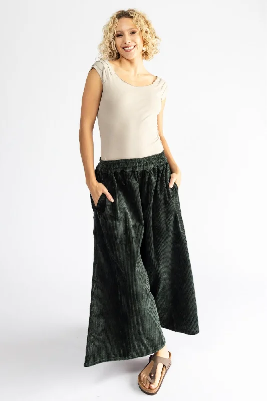 Corduroy Pants Trendy High-Waist Trousers