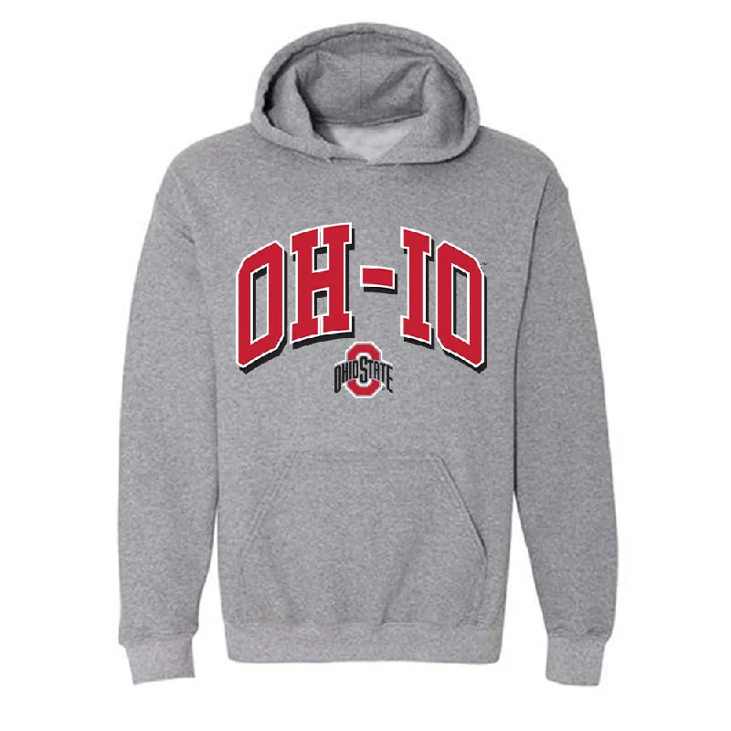 Ohio State - NCAA Women's Track & Field : Adylin Armstrong - Classic Shersey Hooded Sweatshirt Hoodie with Lace Feminine Delicate Ohio State - NCAA Women's Track & Field : Adylin Armstrong - Classic Shersey Hooded Sweatshirt Hoodie with Lace Feminine Delicate