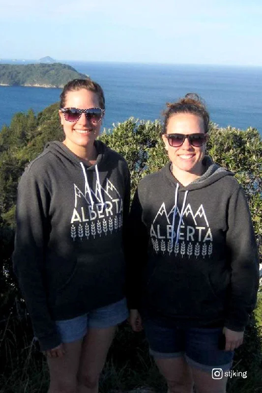 Explore Alberta Hoodie (Unisex) Hoodie with Elastic Waist Stretchable Comfortable