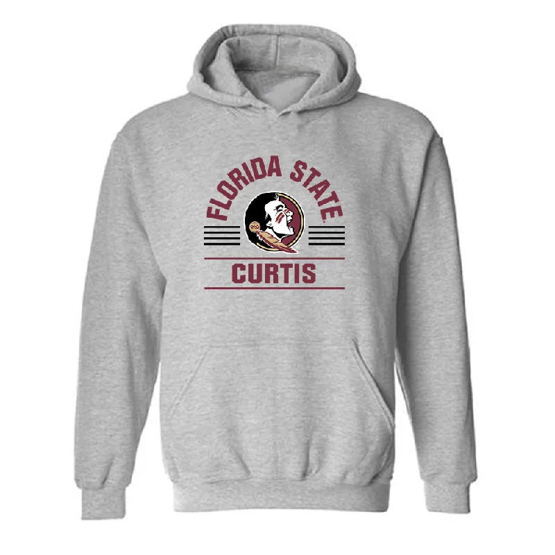 FSU - NCAA Women's Track & Field : Zee Curtis - Classic Fashion Shersey Hooded Sweatshirt Hoodie with Rhinestones Sparkly Elegant FSU - NCAA Women's Track & Field : Zee Curtis - Classic Fashion Shersey Hooded Sweatshirt Hoodie with Rhinestones Sparkly Elegant