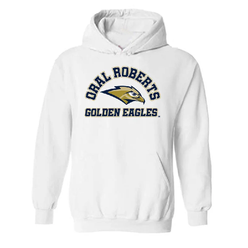 Oral Roberts - NCAA Women's Track & Field : Olivia Granderson - Generic Shersey Hooded Sweatshirt Hoodie with Hem Fringe Bohemian Relaxed Oral Roberts - NCAA Women's Track & Field : Olivia Granderson - Generic Shersey Hooded Sweatshirt Hoodie with Hem Fringe Bohemian Relaxed