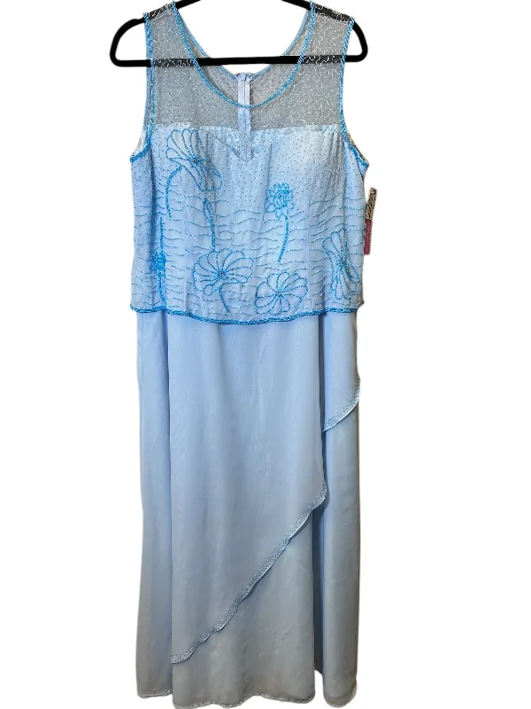 Dress Party Long By Cmc In Blue, Size: 3x Tunics Designer luxury