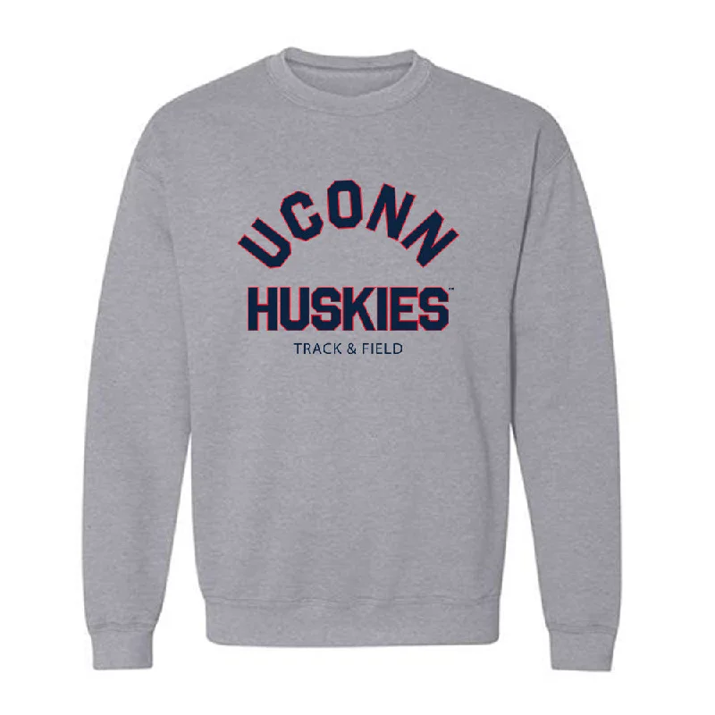 UConn - NCAA Women's Track & Field : Ally McCarthy - Classic Shersey Crewneck Sweatshirt Hoodie with Emblem Brand Identity