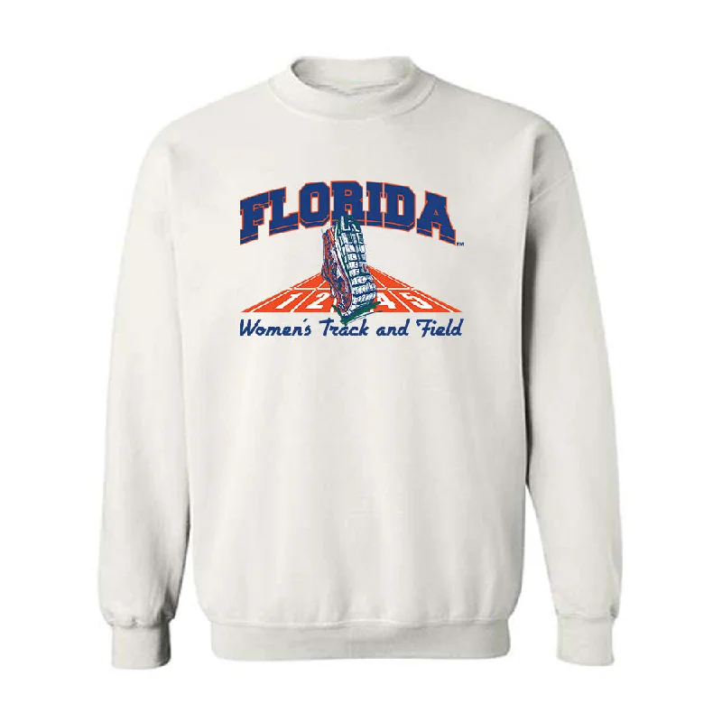 Florida - NCAA Women's Track & Field : Evelyn VanZwieten - Crewneck Sweatshirt Hoodie with Hem Ribbing Snug Secure Florida - NCAA Women's Track & Field : Evelyn VanZwieten - Crewneck Sweatshirt Hoodie with Hem Ribbing Snug Secure