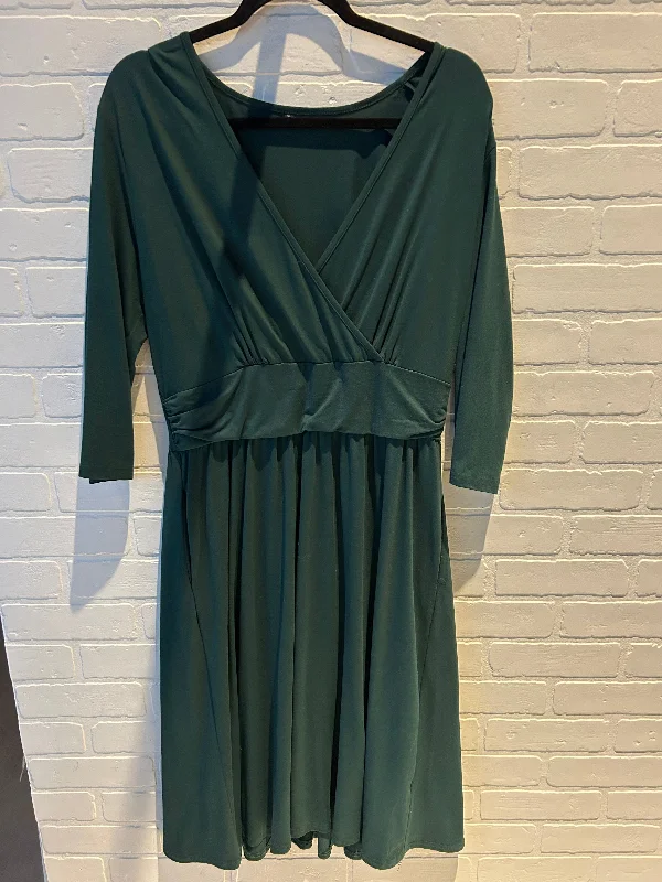 Dress Casual Maxi By Cme In Green, Size: Xl Casual Short Summer