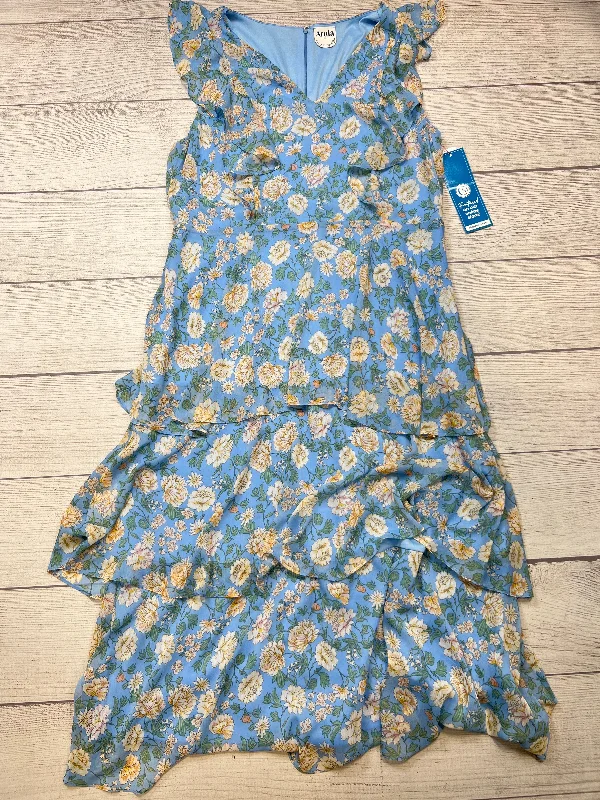 Dress Casual Maxi By Arula In Blue, Size: 2x Tunics Plaid country