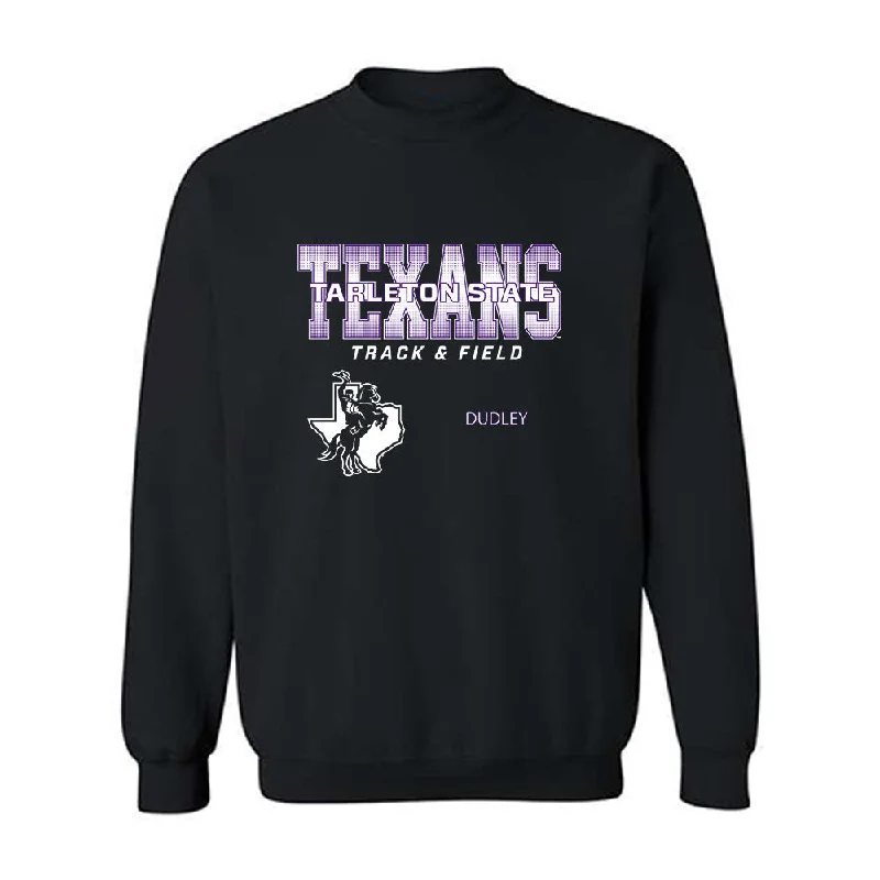Tarleton State - NCAA Women's Track & Field : Hanna Dudley - Classic Fashion Shersey Crewneck Sweatshirt Hoodie with Exposed Zipper Edgy Industrial Tarleton State - NCAA Women's Track & Field : Hanna Dudley - Classic Fashion Shersey Crewneck Sweatshirt Hoodie with Exposed Zipper Edgy Industrial
