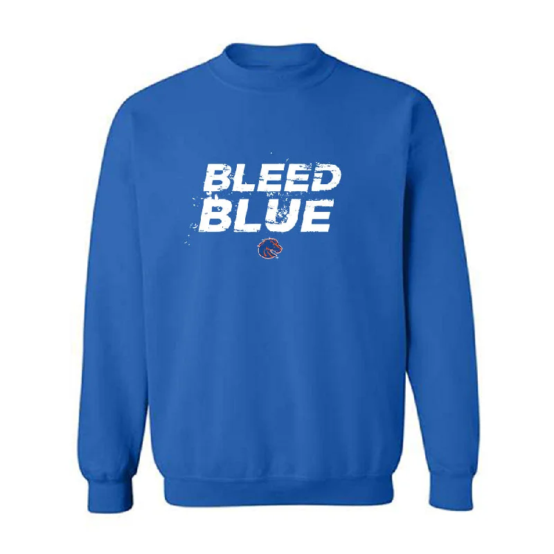 Boise State - NCAA Women's Track & Field : Macy Marquardt - Classic Shersey Crewneck Sweatshirt Hoodie with Neon Bright Vibrant Boise State - NCAA Women's Track & Field : Macy Marquardt - Classic Shersey Crewneck Sweatshirt Hoodie with Neon Bright Vibrant