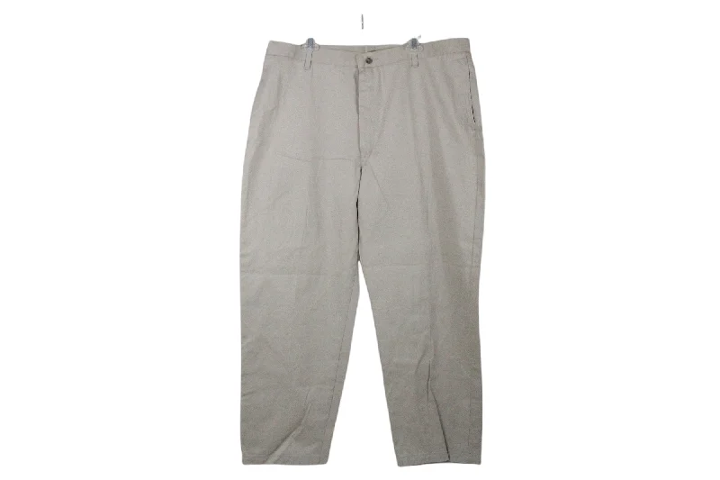Wrangler 5 Star Khaki Pants | 42X30 Relaxed Linen Pants