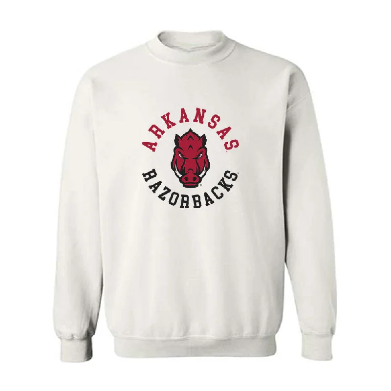 Arkansas - NCAA Women's Track & Field : Rae-Anne Serville - Generic Shersey Crewneck Sweatshirt Hoodie with Button Classic Timeless Arkansas - NCAA Women's Track & Field : Rae-Anne Serville - Generic Shersey Crewneck Sweatshirt Hoodie with Button Classic Timeless