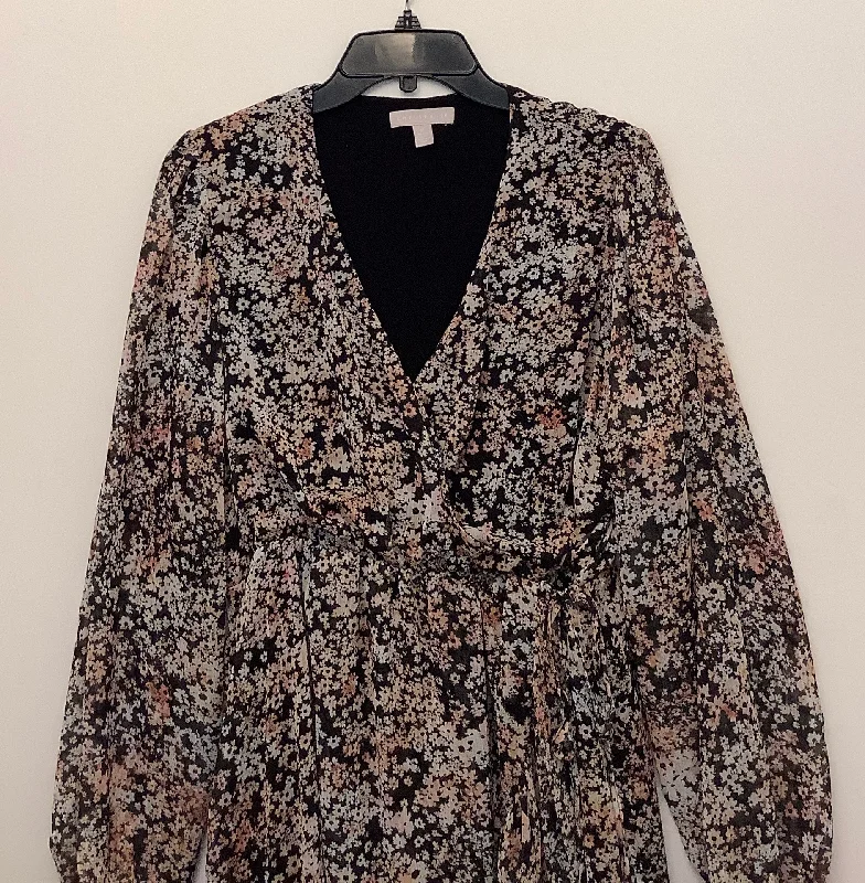 Dress Casual Short By Chelsea 28 In Floral Print, Size: Xl Tunic Top Casual