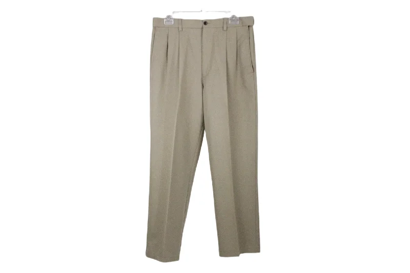 Haggar Tan Dress Pants | 32X30 Trendy Tapered Pants