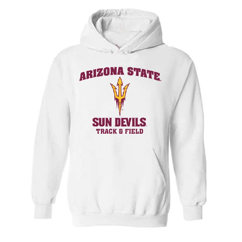 Arizona State - NCAA Women's Track & Field : Alexia Schofield - Sports Shersey Hooded Sweatshirt Hoodie with Pocket Utility Practical Arizona State - NCAA Women's Track & Field : Alexia Schofield - Sports Shersey Hooded Sweatshirt Hoodie with Pocket Utility Practical
