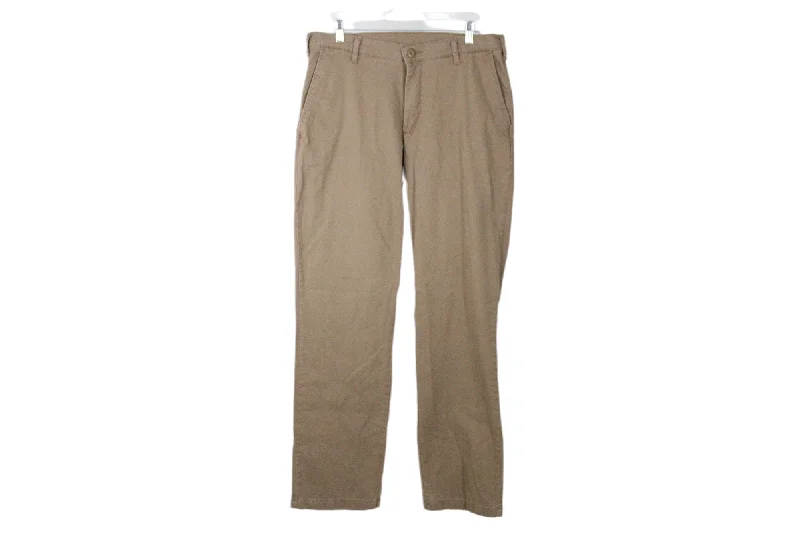 Brown Chino Pants | 34X34 Soft Stretch Leggings