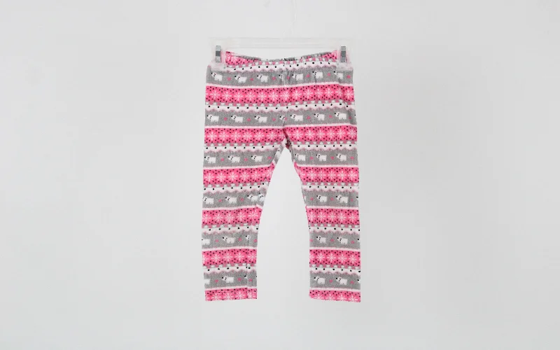 Jumping Beans Winter Patterned Velvet Pants | 3T Soft Cotton Pants