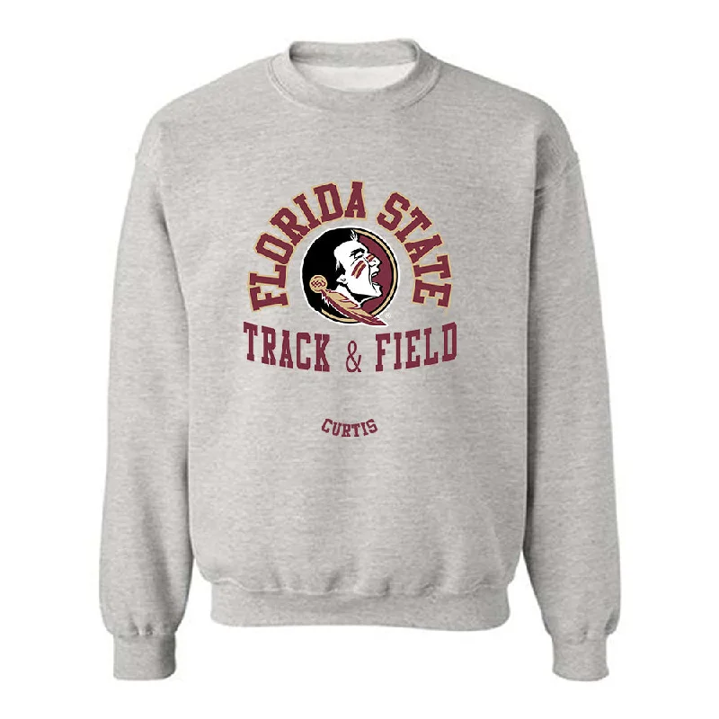 FSU - NCAA Women's Track & Field : Zee Curtis - Classic Fashion Shersey Crewneck Sweatshirt Hoodie with Cropped Fit Short Trendy FSU - NCAA Women's Track & Field : Zee Curtis - Classic Fashion Shersey Crewneck Sweatshirt Hoodie with Cropped Fit Short Trendy