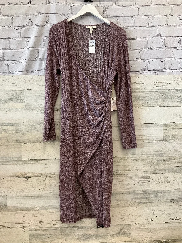 Dress Casual Midi By Jessica Simpson In Maroon, Size: Xl Tunics Seasonal trendy