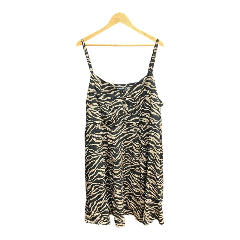 Dress Casual Short By Torrid In Animal Print, Size: 4x Tunics Spring floral