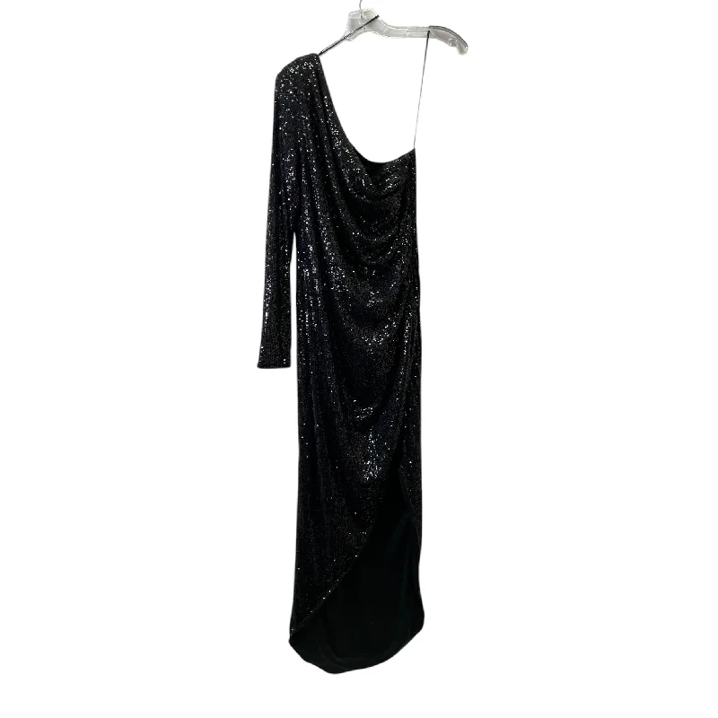 Dress Party Long By Fashion Nova In Black, Size:Xl Tunics Distressed trendy