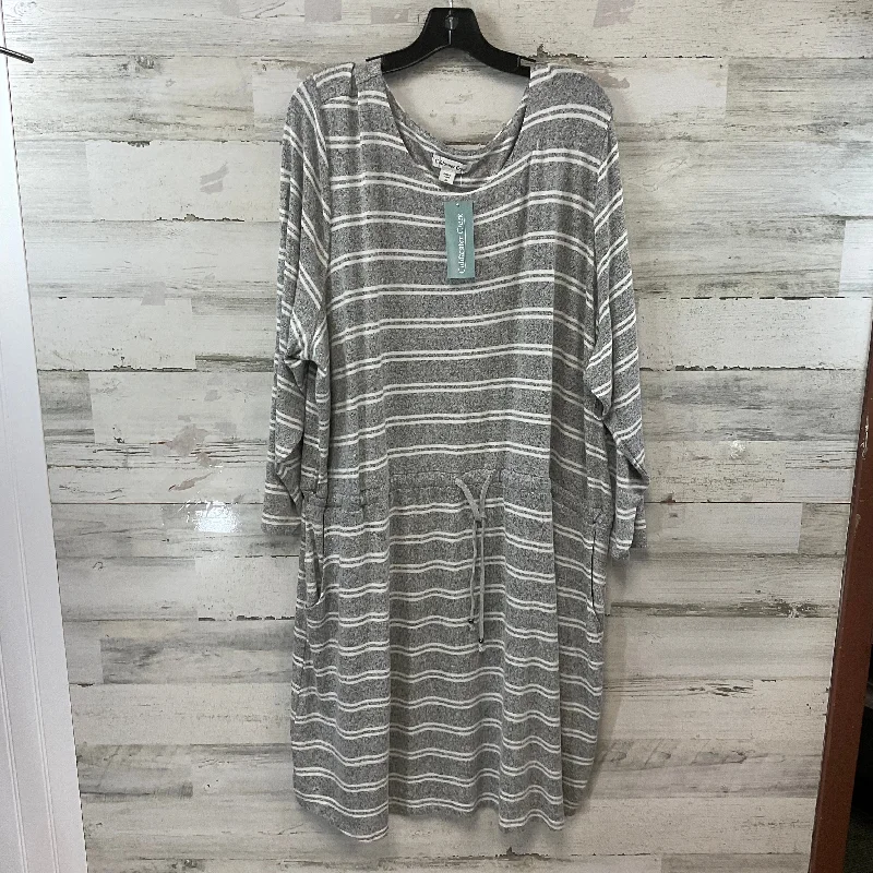 Dress Casual Short By Coldwater Creek In Grey, Size: 3x Tunics Timeless classic